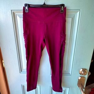 Maroon Fabletics Powerhold Leggings